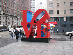 LOVE sculpture NY